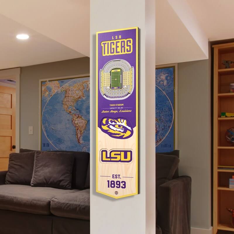 8 x 32 in. 3D Stadium Banner R7299