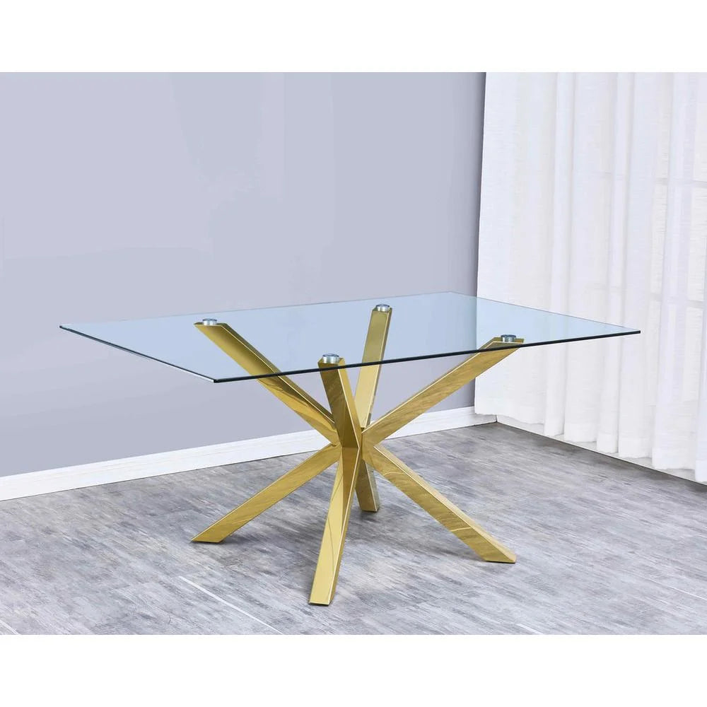 5pc Glass Dining Set X4732