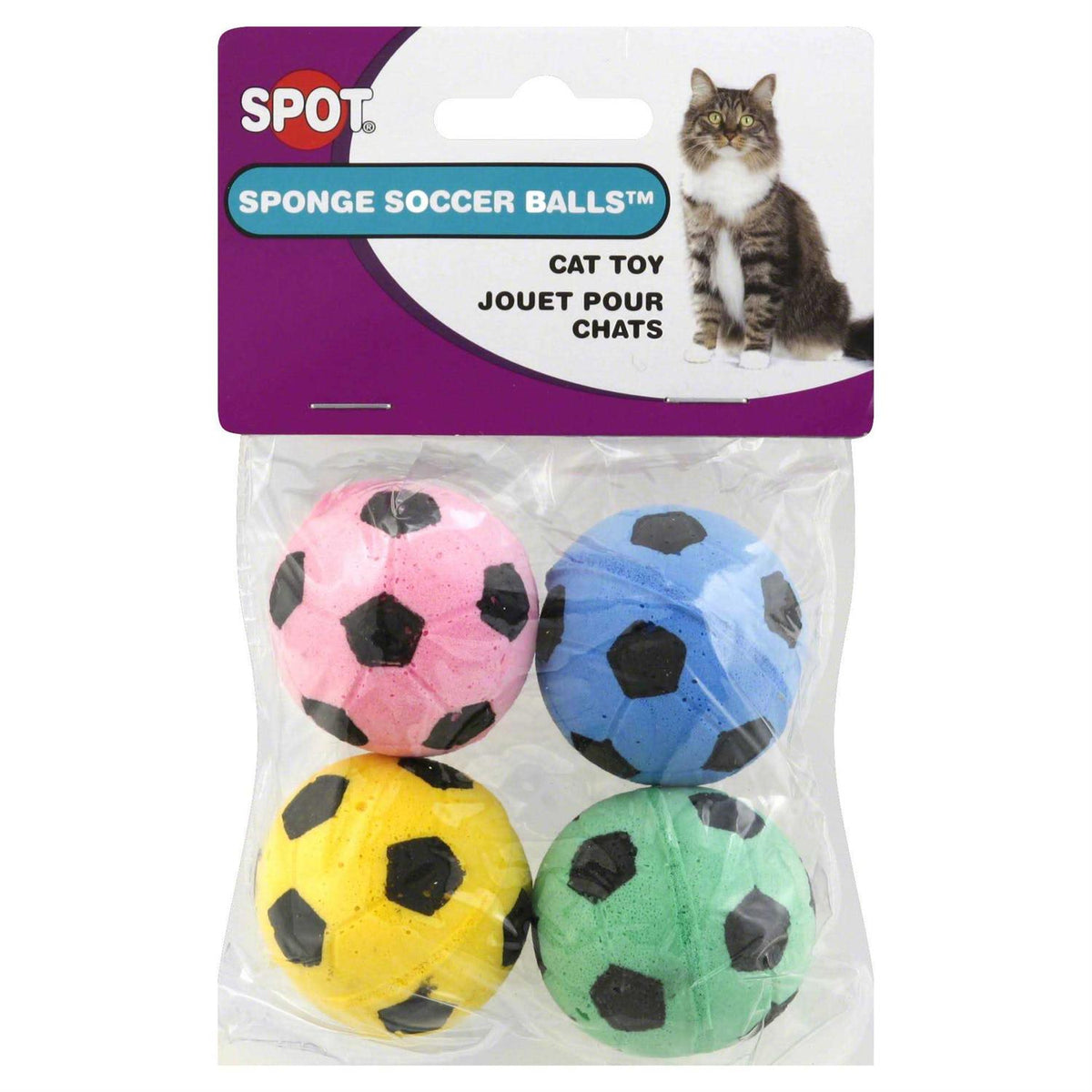 Sponge Soccer Balls Cat Toy V2678