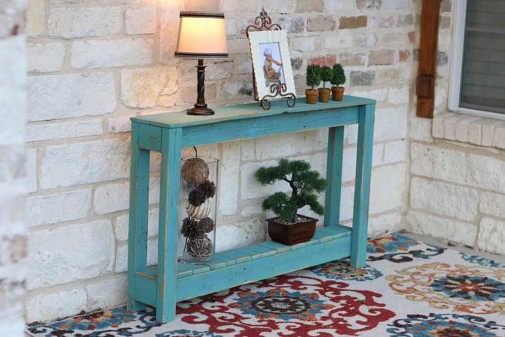 Rustic Entry Way Table 46"L F740286