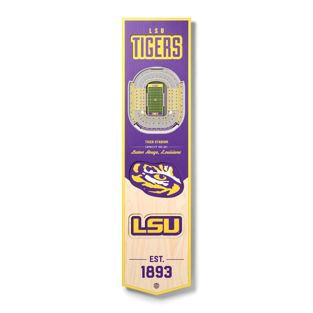 8 x 32 in. 3D Stadium Banner R7299