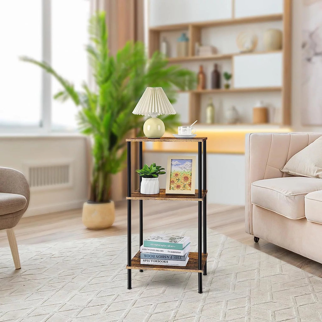Brown 3-Tier End Table F5527