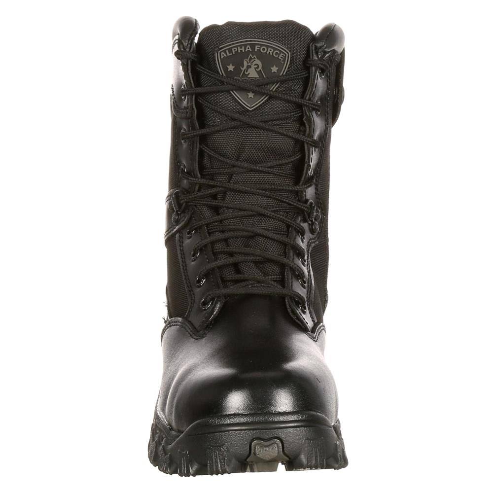 Black 8 in. Alphaforce Work Boots A240418