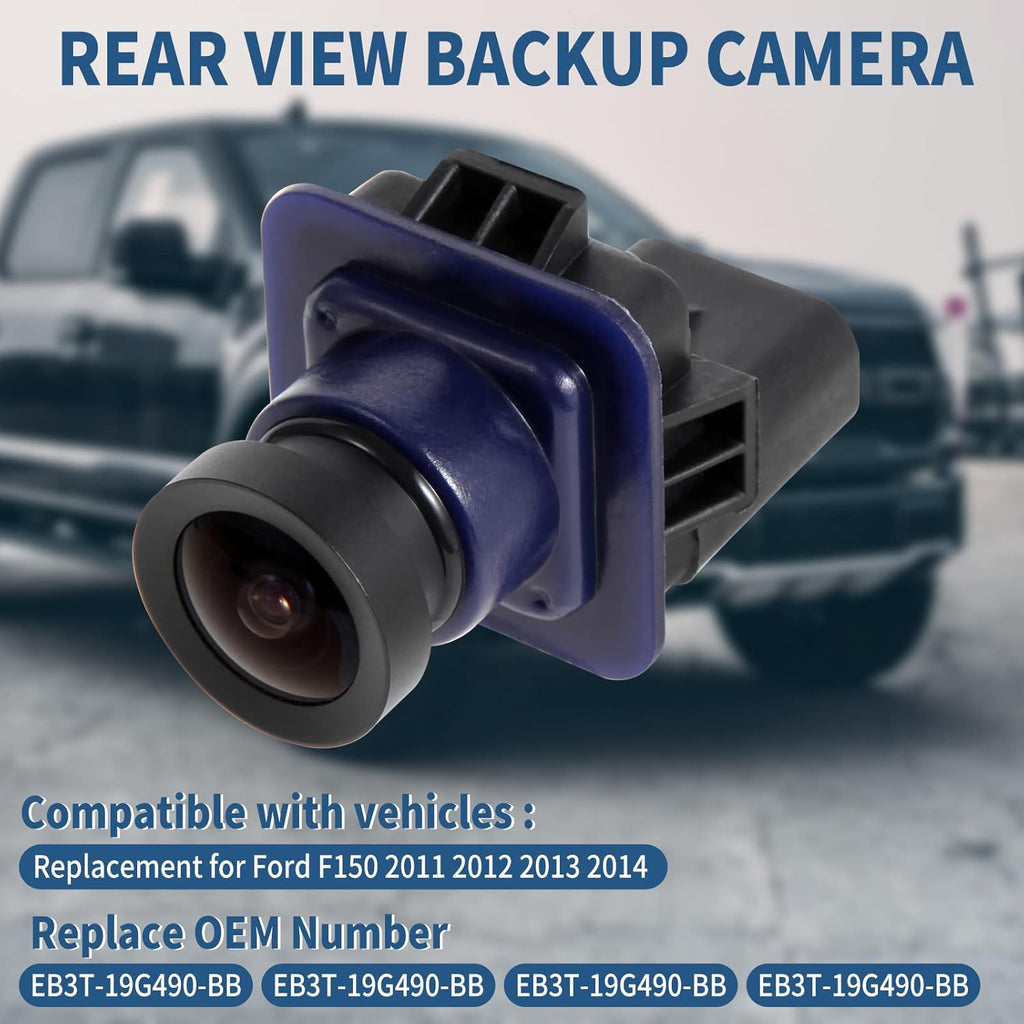 Rear View Backup Camera Compatible with Ford F150 2011 2012 2013 2014 Reversing Parking Assist Camera Pack of 2 A489