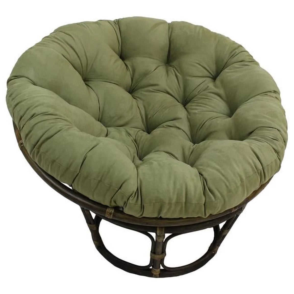 Sage Green Microsuede Papasan Cushion X2616