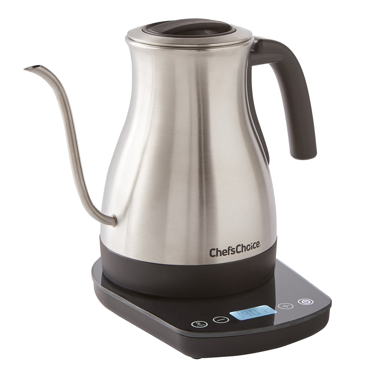 Digital Electric Gooseneck Kettle Brushed Stainless Steel U31634