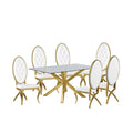 5pc Glass Dining Set X4732