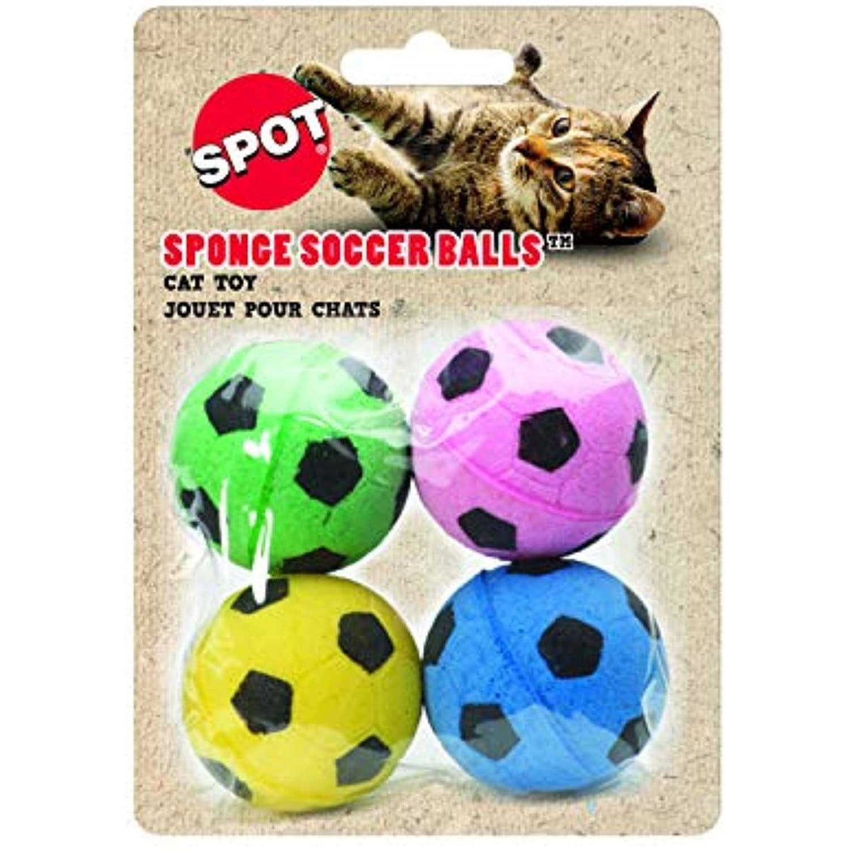 Sponge Soccer Balls Cat Toy V2678