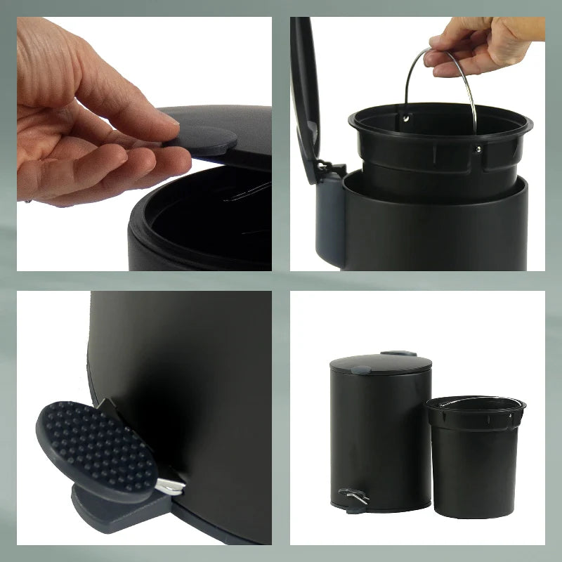 Black 3L Dust Bin Mats H170501