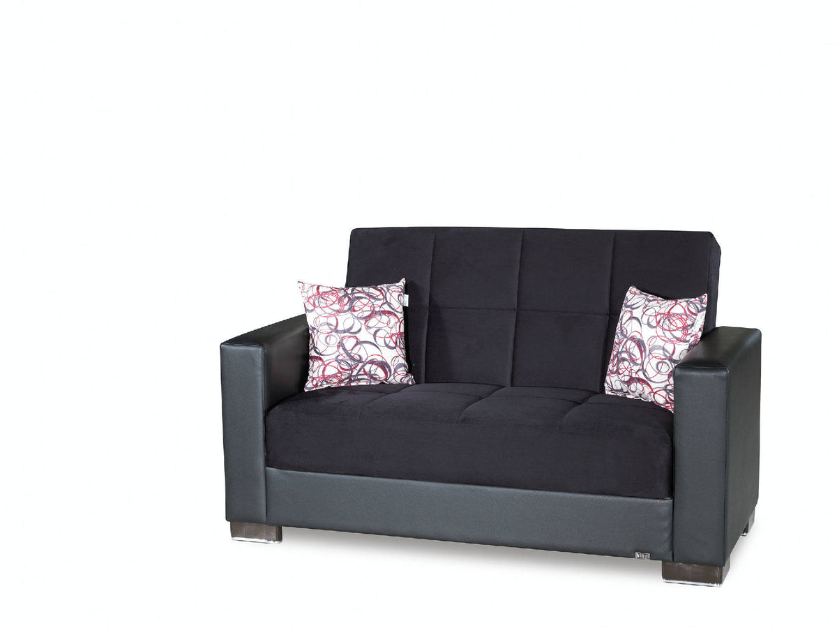 Black Loveseat P559
