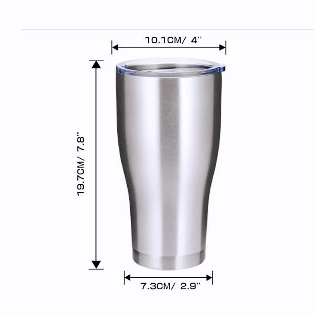 25 Pack 30 oz Insulated Tumbler with Lids and Straws P37886