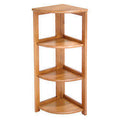 34x12 Corner Bookcase - Medium Oak X946