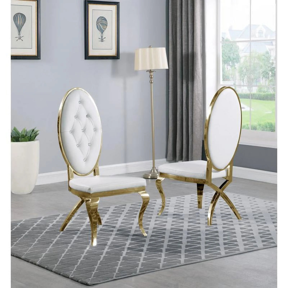 5pc Glass Dining Set X4732